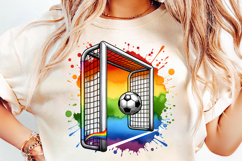 soccer goal png, orange green splash, football net, watercolor clipart, sports events, team gear, goal celebration, soccer splash, football art, sports graphics, soccer sublimation, splash art png, football watercolor, soccer goal graphic, vibrant soccer,