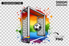 soccer goal png, orange green splash, football net, watercolor clipart, sports events, team gear, goal celebration, soccer splash, football art, sports graphics, soccer sublimation, splash art png, football watercolor, soccer goal graphic, vibrant soccer,