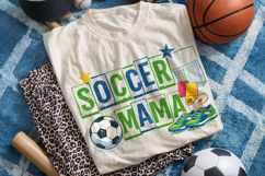 Retro Soccer Mama PNG, Soccer PNG Sublimation, Soccer Ball Product Image 2