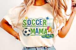 Retro Soccer Mama PNG, Soccer PNG Sublimation, Soccer Ball Product Image 3