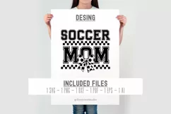 Coquette Soccer Svg | Soccer Mom Svg | Coquette Bow Svg Png Product Image 5