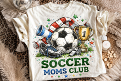 Soccer Moms Club PNG, Soccer PNG Sublimation, Soccer Mama Product Image 1