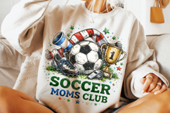 Soccer Moms Club PNG, Soccer PNG Sublimation, Soccer Mama Product Image 3