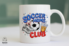 Soccer Moms Club Playful Game Day Sports Lover Png Product Image 4