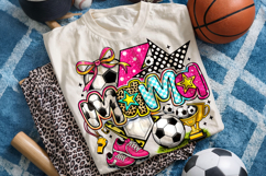 Soccer Mama PNG Sublimation Design, Soccer Clipart, Sports Product Image 2