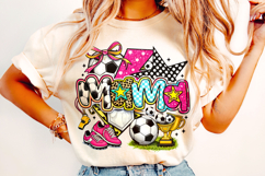 Soccer Mama PNG Sublimation Design, Soccer Clipart, Sports Product Image 3
