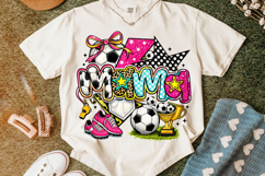 Soccer Mama PNG Sublimation Design, Soccer Clipart, Sports Product Image 5