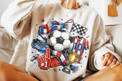 Retro Soccer PNG, Soccer PNG Sublimation, Soccer Mama PNG Product Image 3