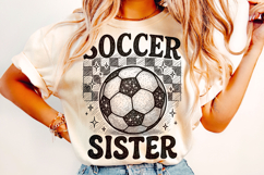 Soccer Sister PNG, Soccer Sublimation, Soccer PNG, Sister Product Image 2
