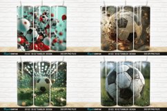 3D Soccer Tumbler Wrap Bundle Product Image 4