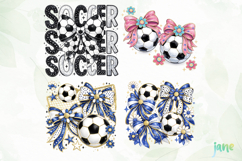 Soccer typography png Product Image 1