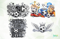 Soccer typography png Product Image 1