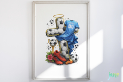 Soccer typography png Product Image 2