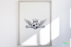 Soccer typography png Product Image 2
