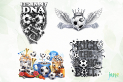Soccer Typography Png Clipart Product Image 3