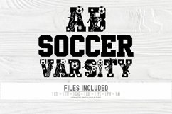 Soccer Varsity Font | Sports Alphabet | Soccer Letters Product Image 2