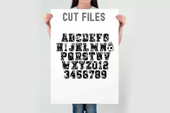 Soccer Varsity Font | Sports Alphabet | Soccer Letters Product Image 4