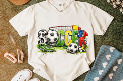 Retro Soccer PNG, Soccer PNG Sublimation, Soccer Mama PNG Product Image 4