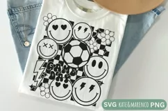 Retro Soccer SVG | Game Day SVG | Soccer Sublimation Product Image 1