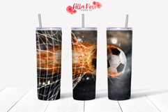 Soccer | Sports | 20oz Tumbler Sublimation Wrap Product Image 1