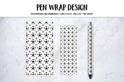 Soccer Balls Epoxy Pen Wrap Sublimation or Waterslide PNG 10 Product Image 1
