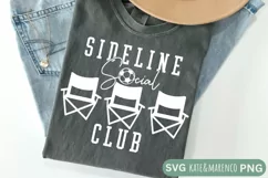 Soccer Mom SVG | Sideline Social Club SVG | Funny Soccer PNG Product Image 2