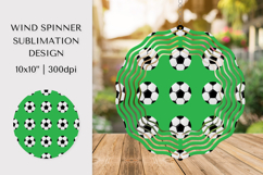 Soccer Balls Wind Spinner Sublimation Design PNG 006 Product Image 1