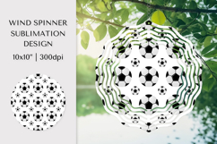 Soccer Balls Wind Spinner Sublimation Design PNG 010 Product Image 1