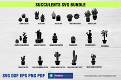 Succulent SVG Bundle, Succulent Clipart Svg Png Product Image 2