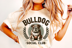 Bulldog Social Club PNG, Dog Mom PNG, Dog Lover PNG, Bulldog Product Image 2