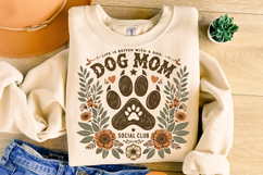 Dog Mom Social Club PNG, Dog Mom PNG, Dog Lover PNG, Fur Mom Product Image 3