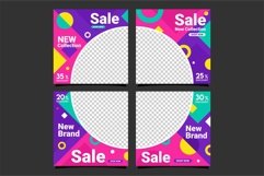 Social media banner fashion sale colorful design Product Image 1
