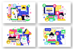 10 Social Media Day Illustration Product Image 2