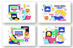 10 Social Media Day Illustration Product Image 3
