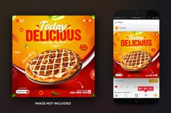 Social Media Delicious Food Food Menu Promotion Post Design Product Image 1