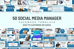 Social Media Manager Facebook Templates Product Image 1