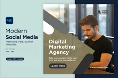 Creative Marketing Agency Business Banner Design Template Product Image 1