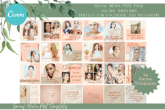 24 Editable Social Media Post Pack 1080×1080 -Edit in Canva Product Image 3