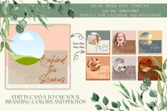 Facebook &amp; Instagram Canva Post Template - 1080X1080 Square Product Image 1