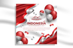 Social Media Posts Indonesian Independence Day With Balloons Product Image 1