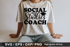 Social Studies Coach - Teacher SVG Design Product Image 1