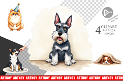 Socially Awkward Pups Clipart Product Image 1