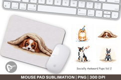 Socially Awkward Pups Mouse Pad Product Image 1