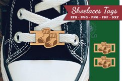 Sock Shoelaces Tags Laser Cut SVG Product Image 1