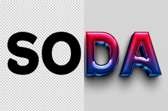 Soda 3D editable text effect Product Image 2