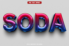 Soda 3D editable text effect Product Image 1