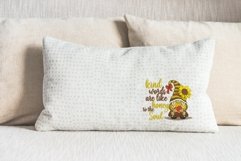 Kind Girl Gnome Embroidery Design, Product Image 2