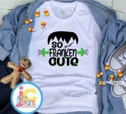 Halloween So Franken Cute Svg, Boy costume svg Frankenstein Product Image 4