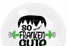 Halloween So Franken Cute Svg, Boy costume svg Frankenstein Product Image 3