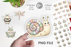 Soft Garden Patchwork Sticker Product Image 1
